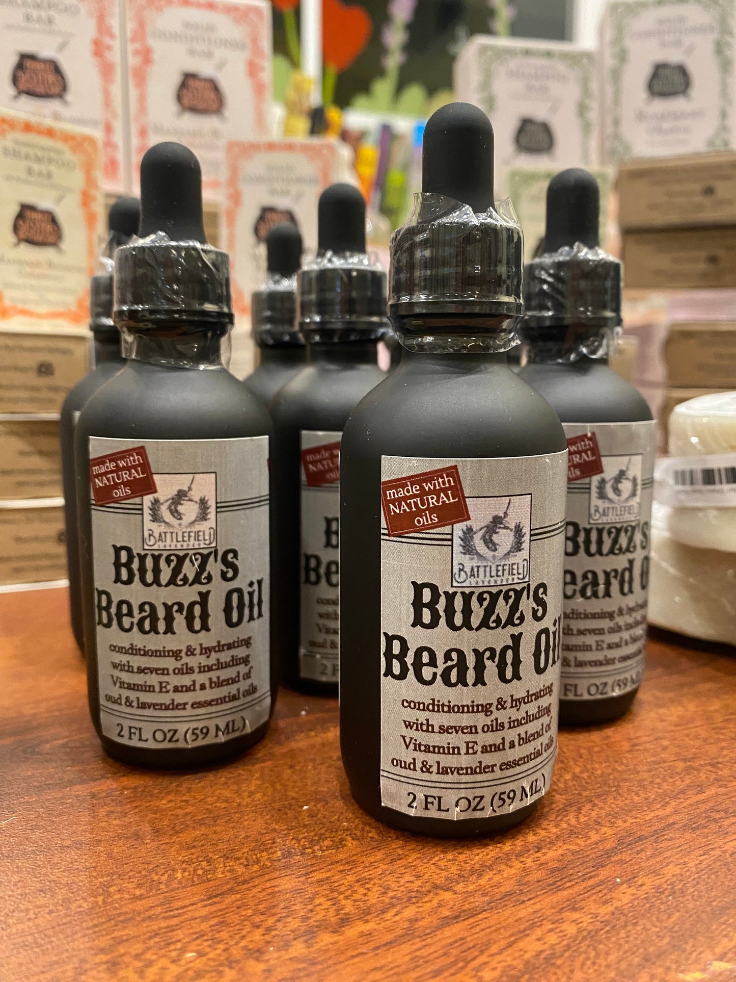 Beard Oil with Vitamin E, Lavender, Oud & Eucalyptus