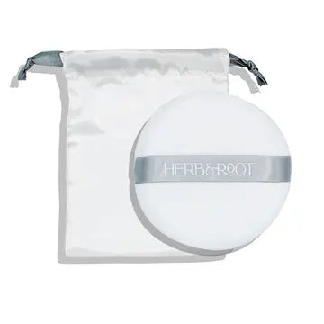 Powder Puff + Satin Storage Bag