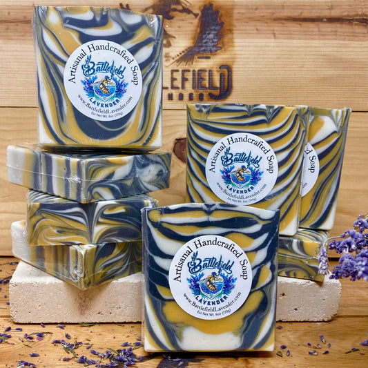 Tiger Stripe Lavender Soap